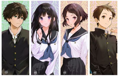 hyouka characters|Characters appearing in Hyouka Anime